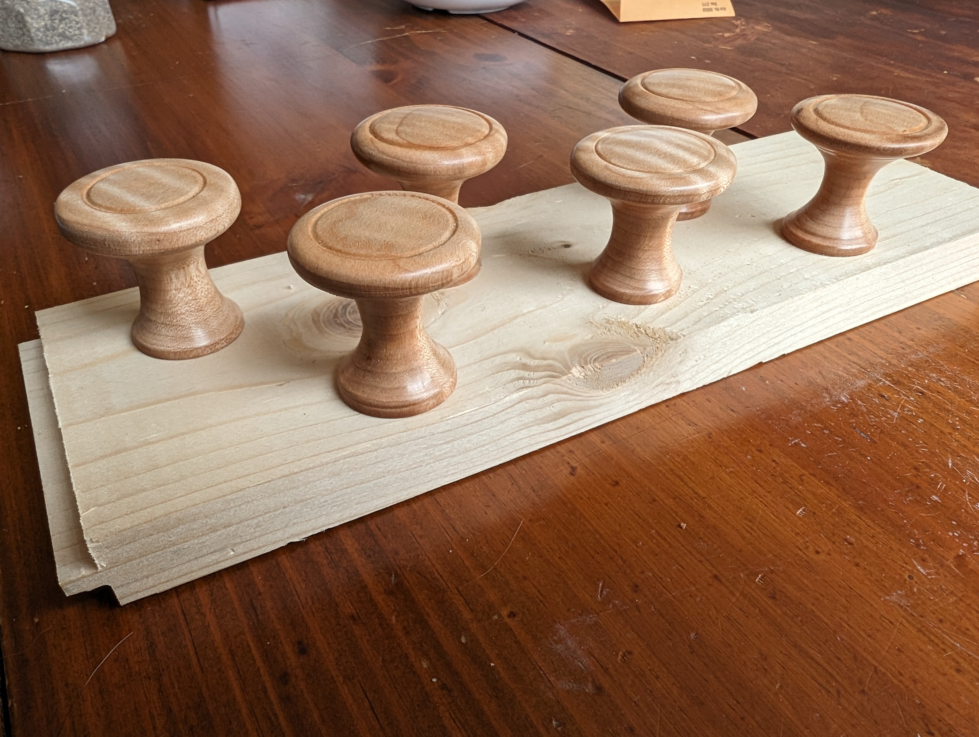 curly maple door pulls